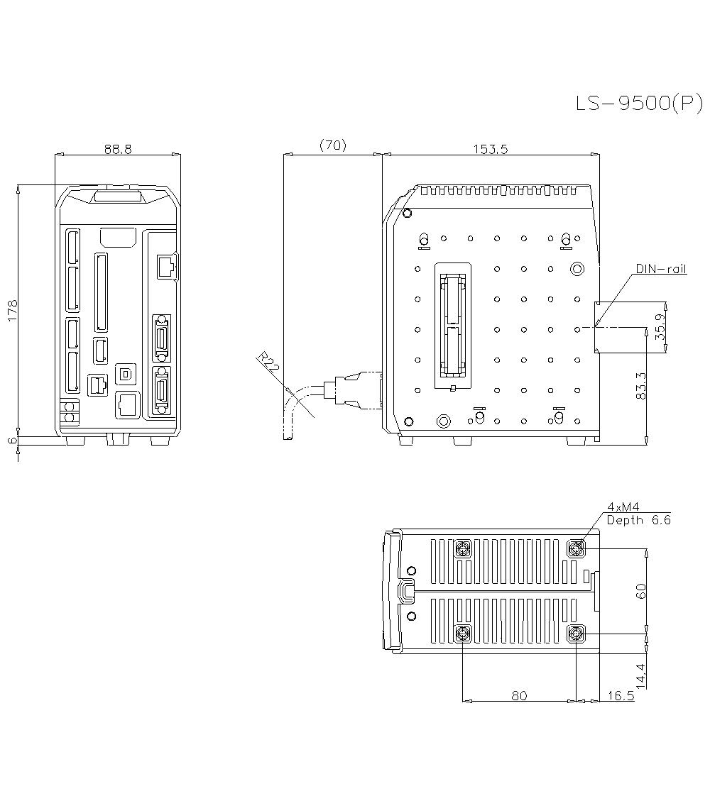LS-9500 Dimension
