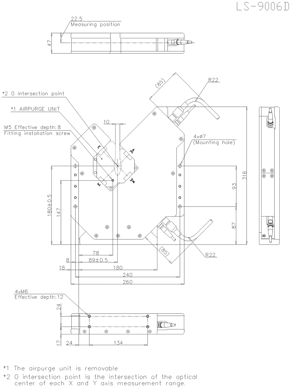 LS-9006D Dimension