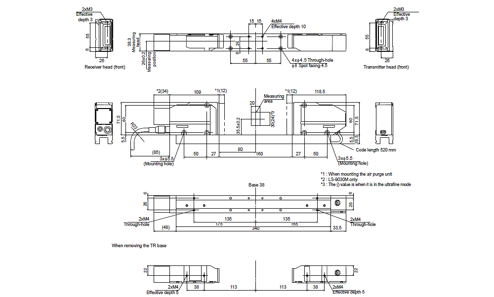 LS-9030&nbsp;Dimension