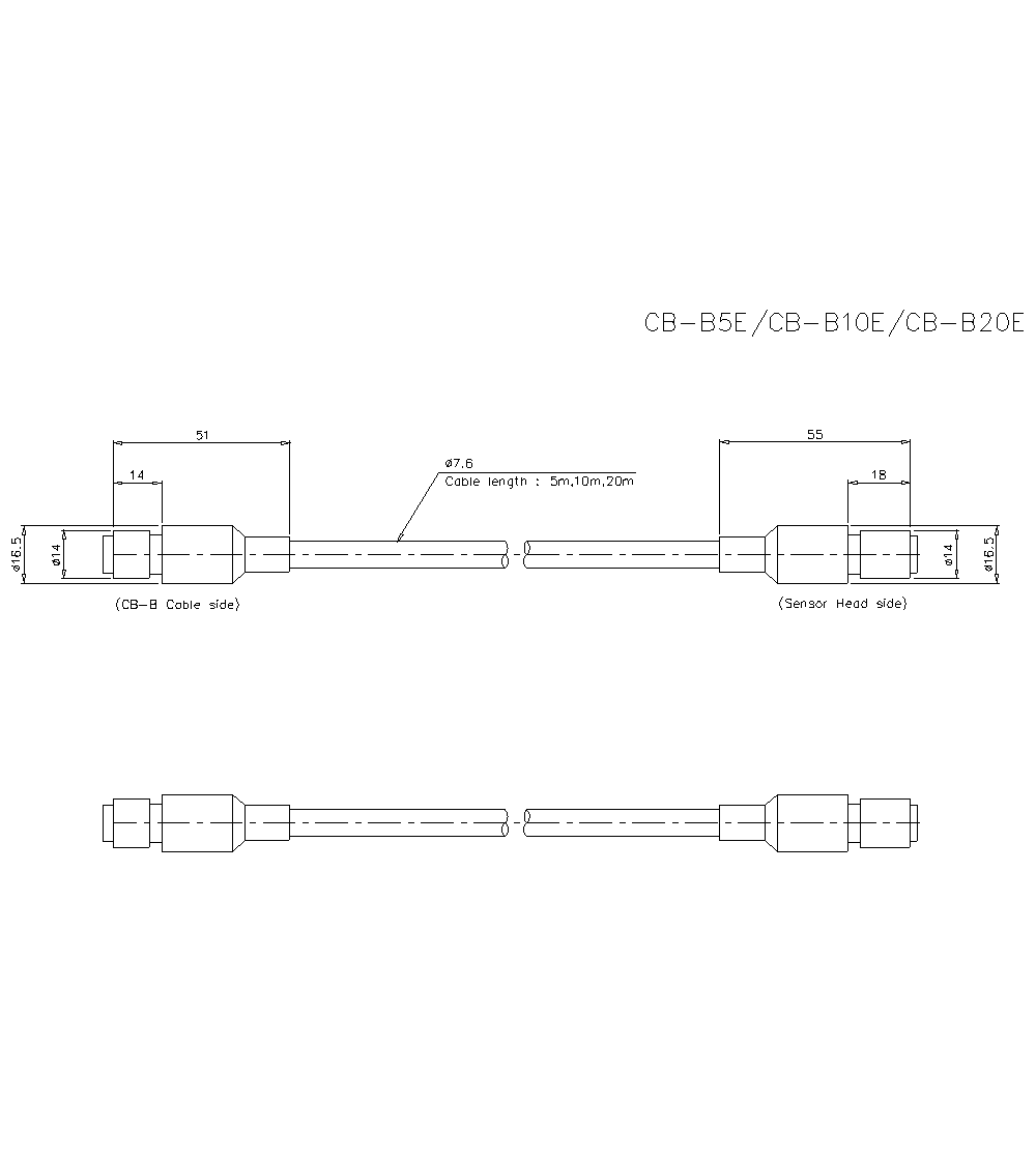 CB-B10E&nbsp;Dimension
