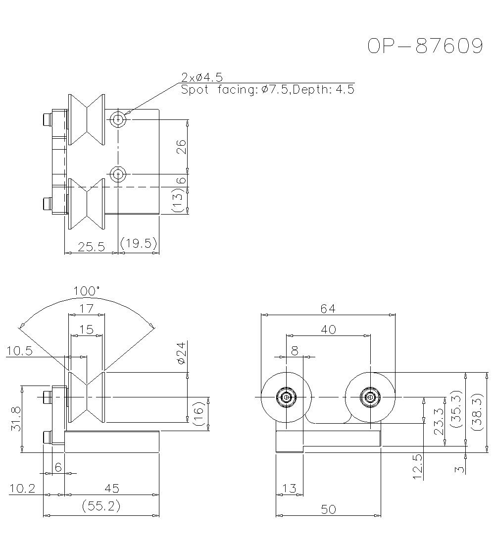OP-87609&nbsp;Dimension