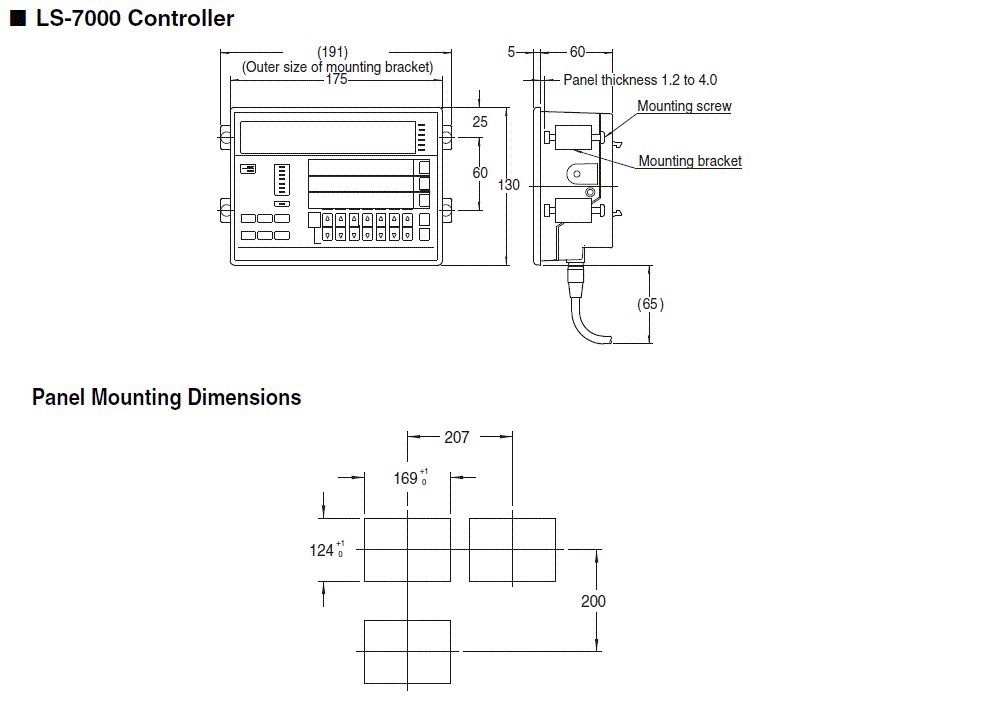 LS-7000 Dimension