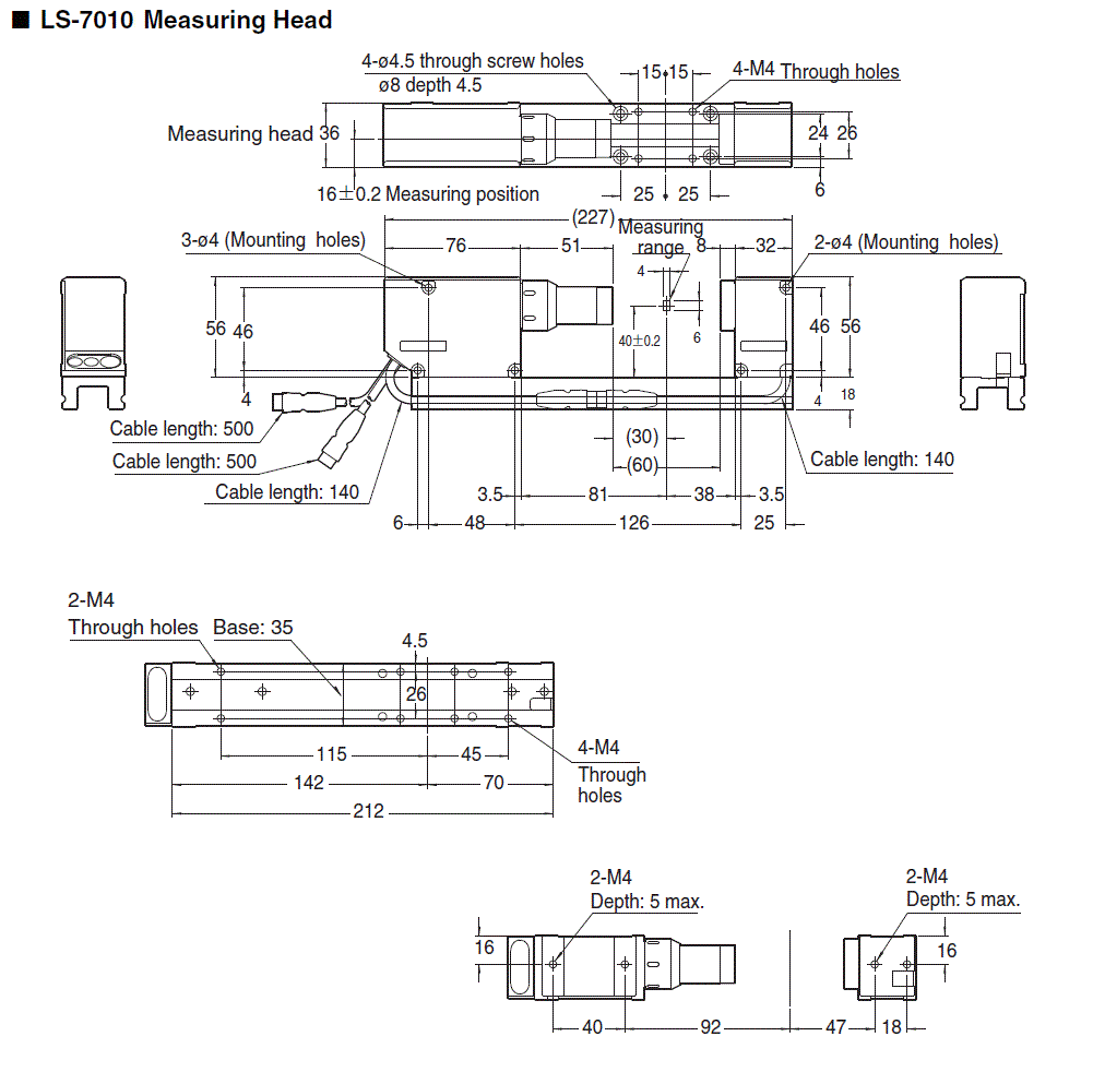 LS-7010 Dimension