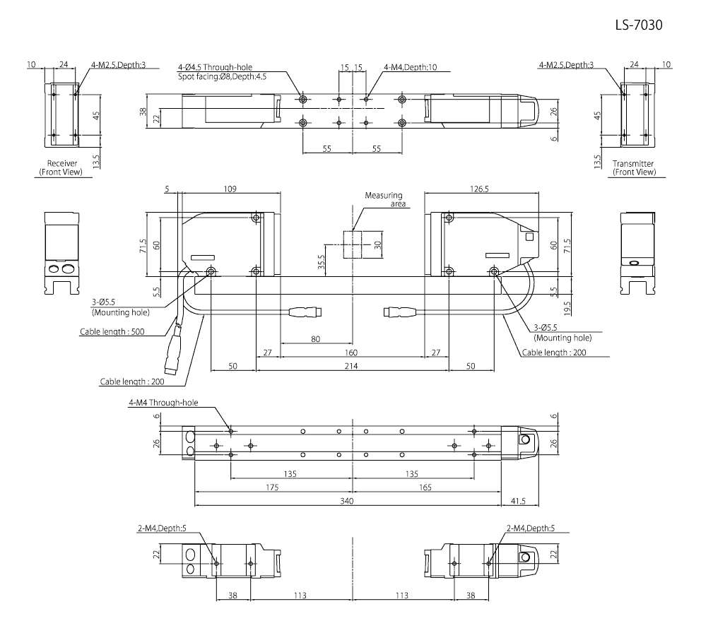 LS-7030 Dimension
