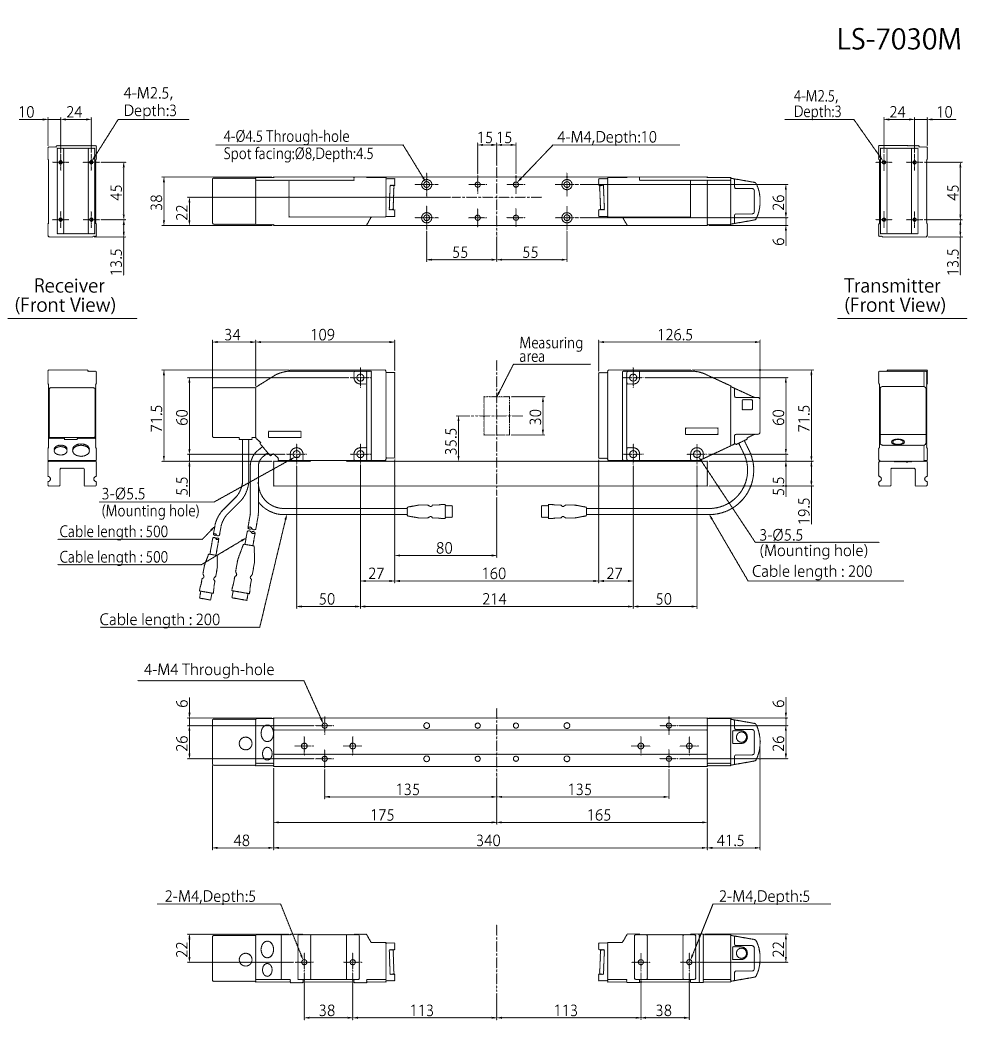 LS-7030M Dimension
