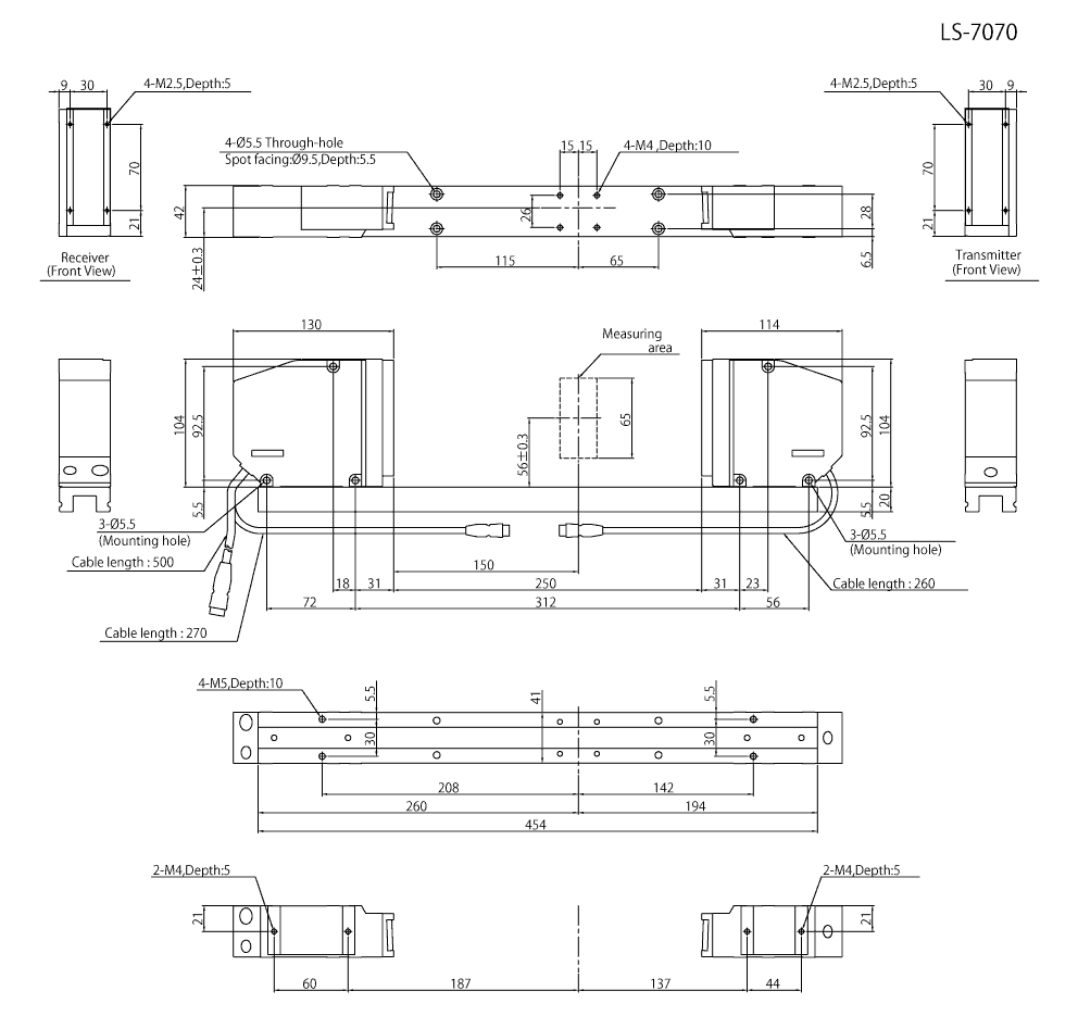 LS-7070 Dimension