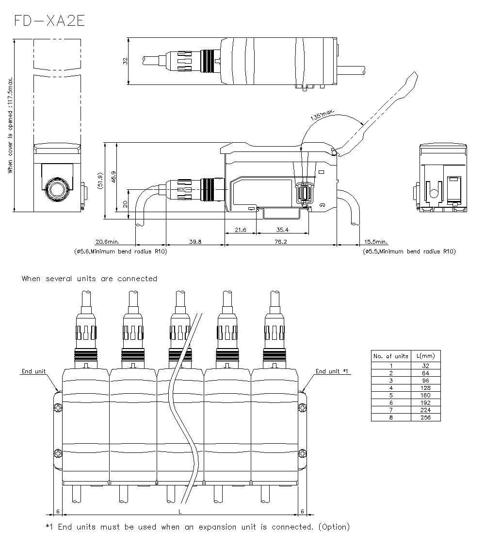 FD-XA2E Dimension
