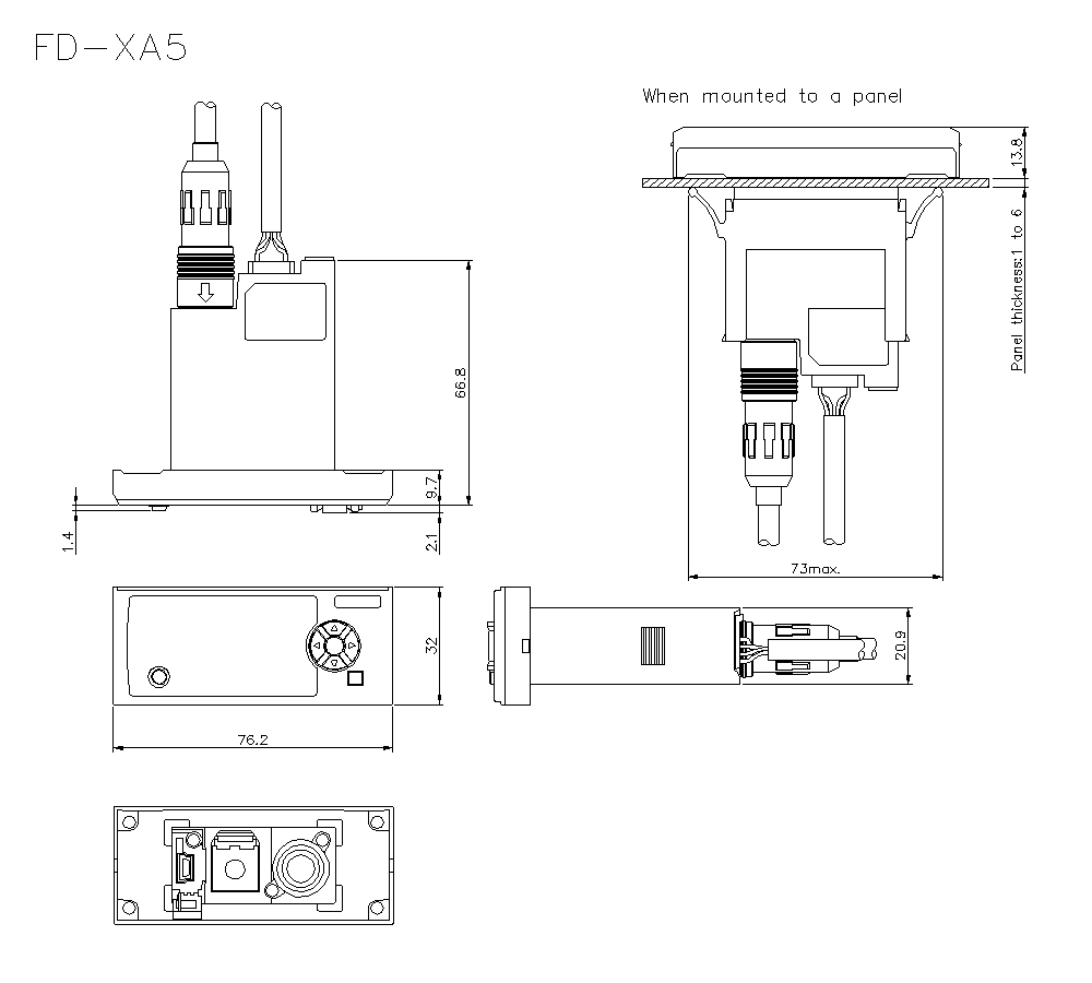 FD-XA5_01&nbsp;Dimension