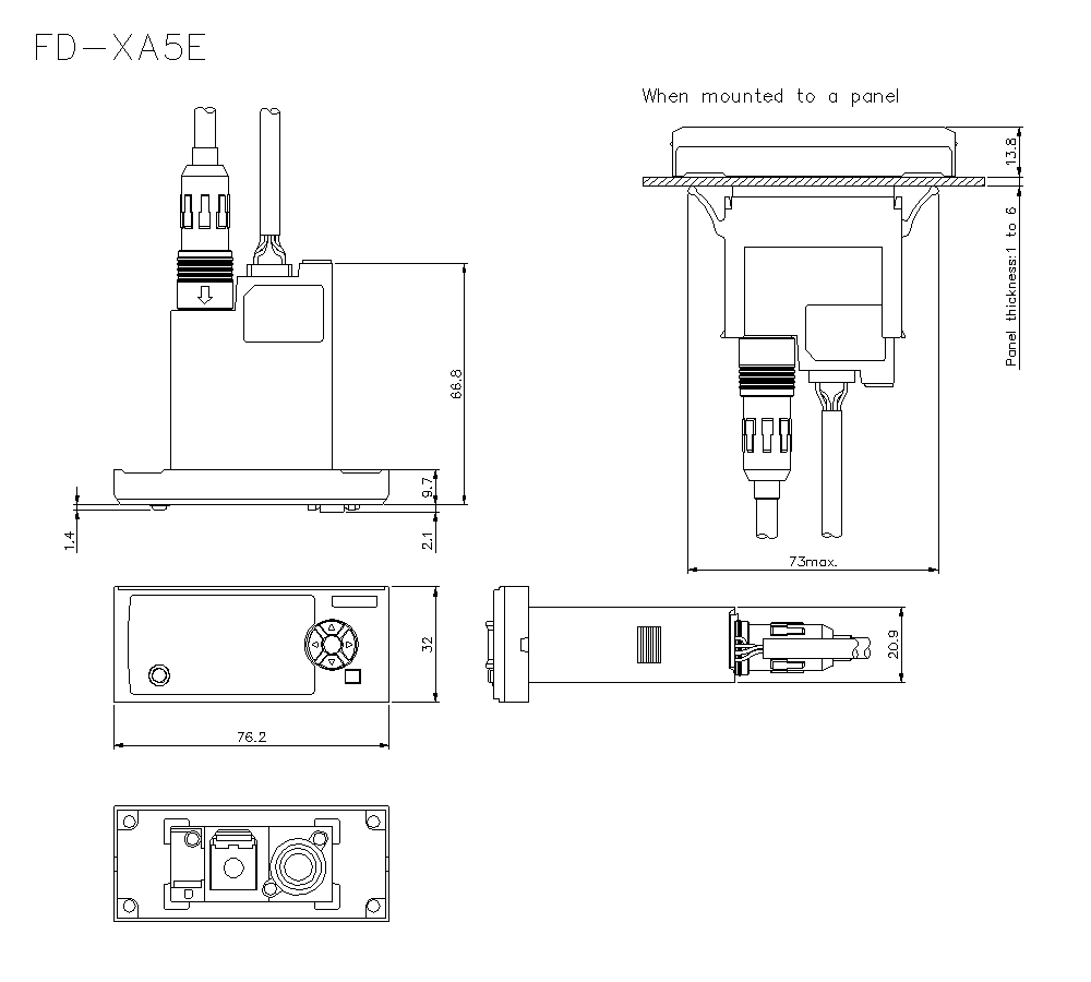 FD-XA5E_01&nbsp;Dimension