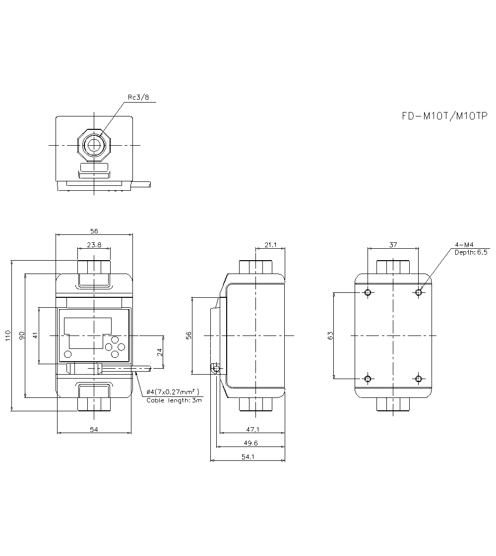 FD-M10AT Dimension