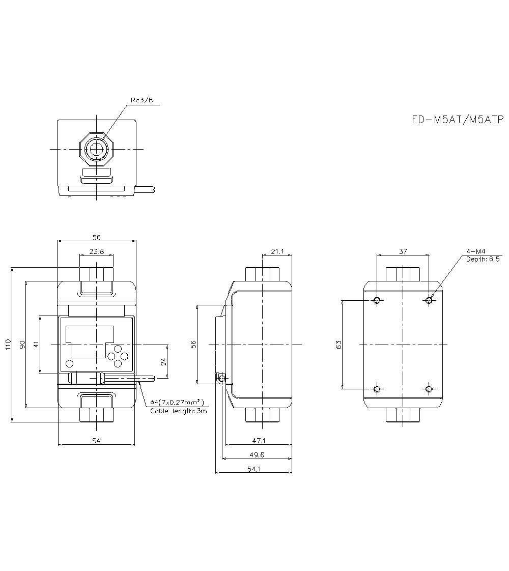 FD-M5AT Dimension