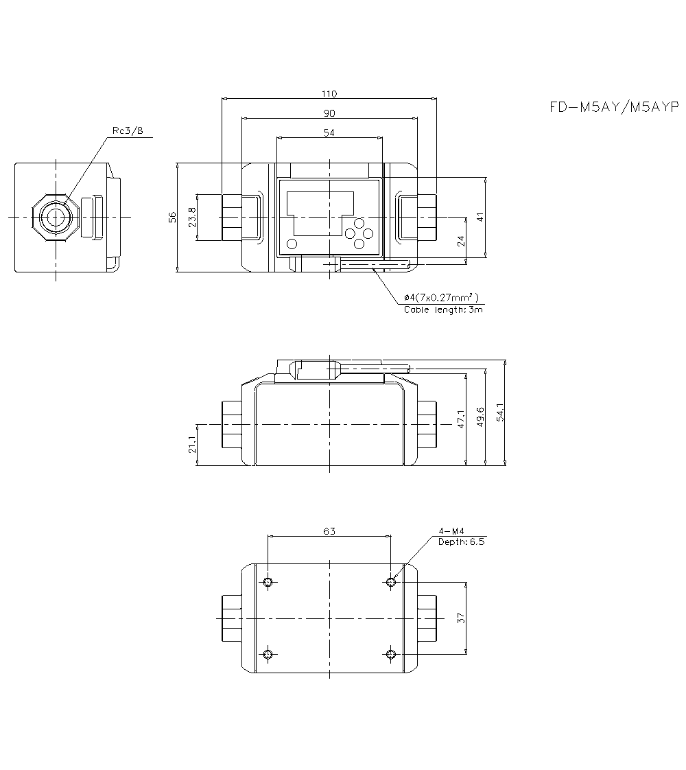 FD-M5AY Dimension