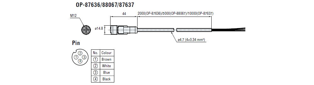 OP-87636/88067/87637 Dimension