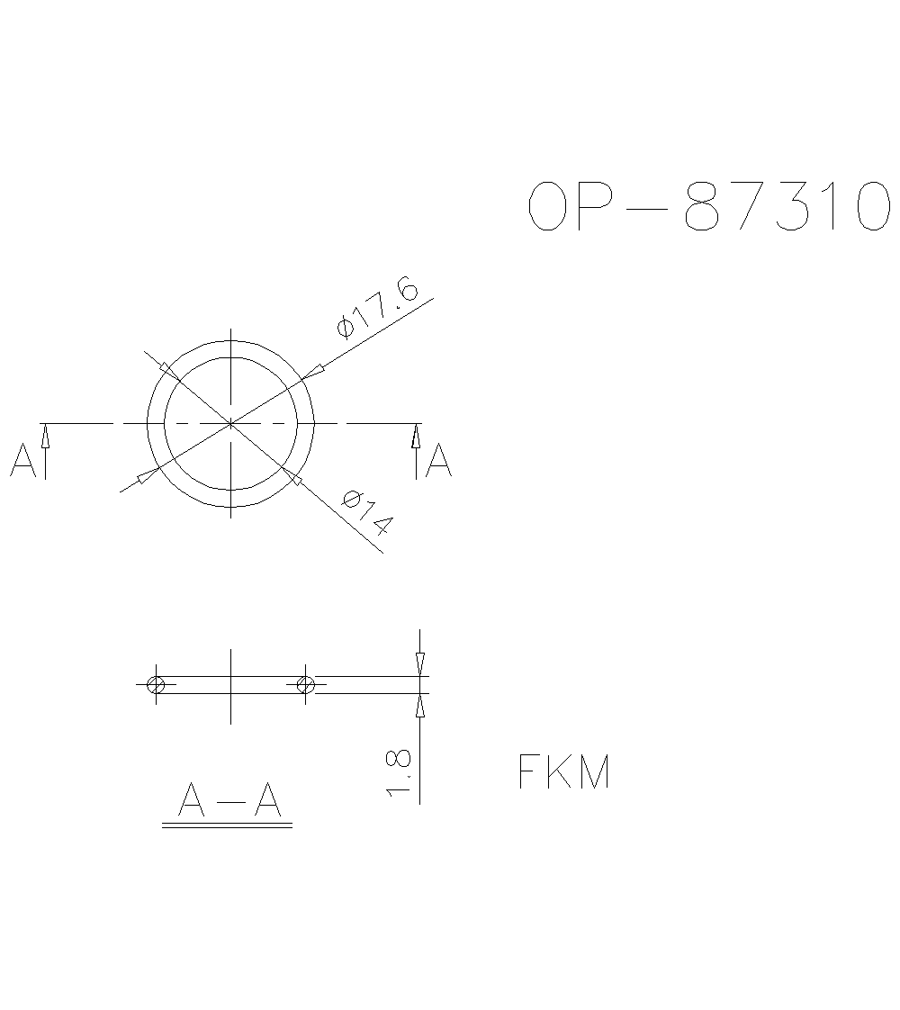 OP-87310 Dimension