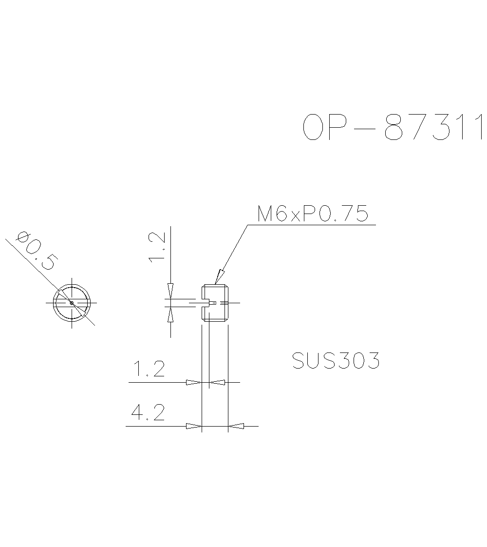 OP-87311&nbsp;Dimension