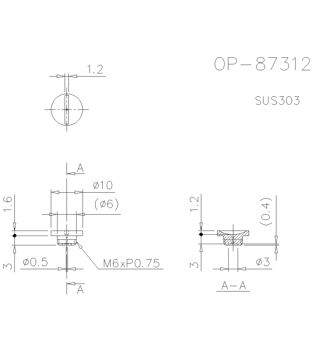 OP-87312 Dimension