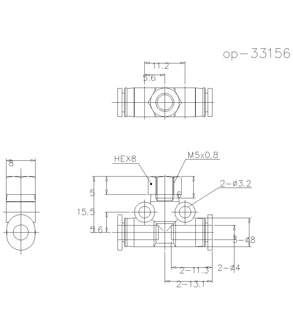 OP-33156&nbsp;Dimension