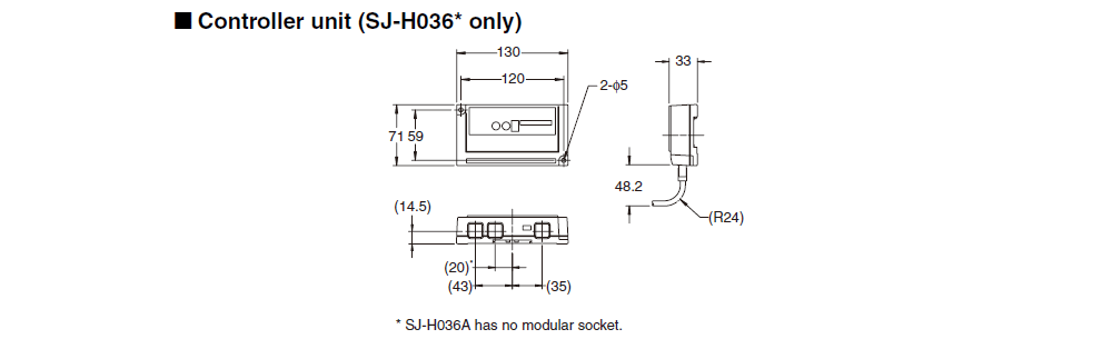 SJ-H036&nbsp;Dimension