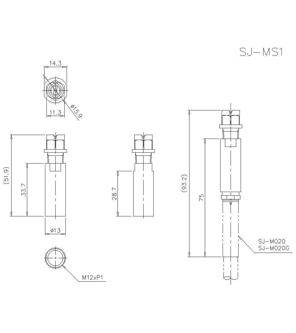 SJ-MS1&nbsp;Dimension