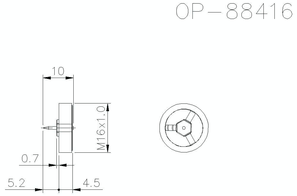 OP-88416 Dimension