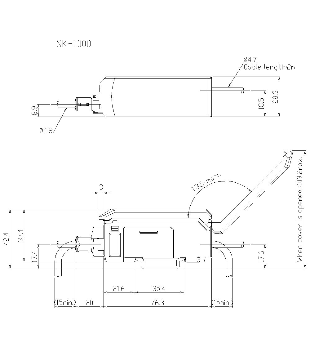 SK-1000 Dimension