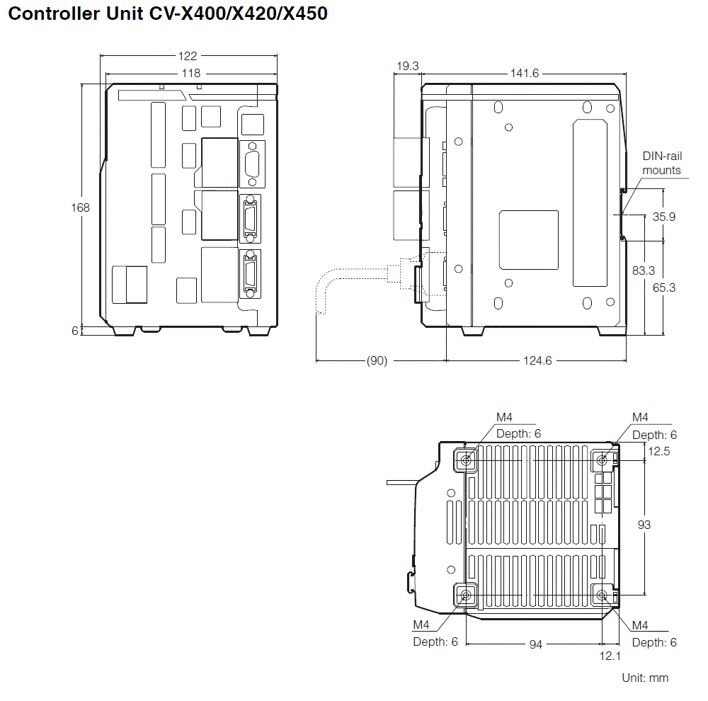 CV-X40/X42/X45 Dimension