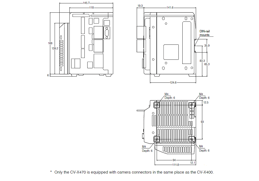CV-X47/48 Dimension