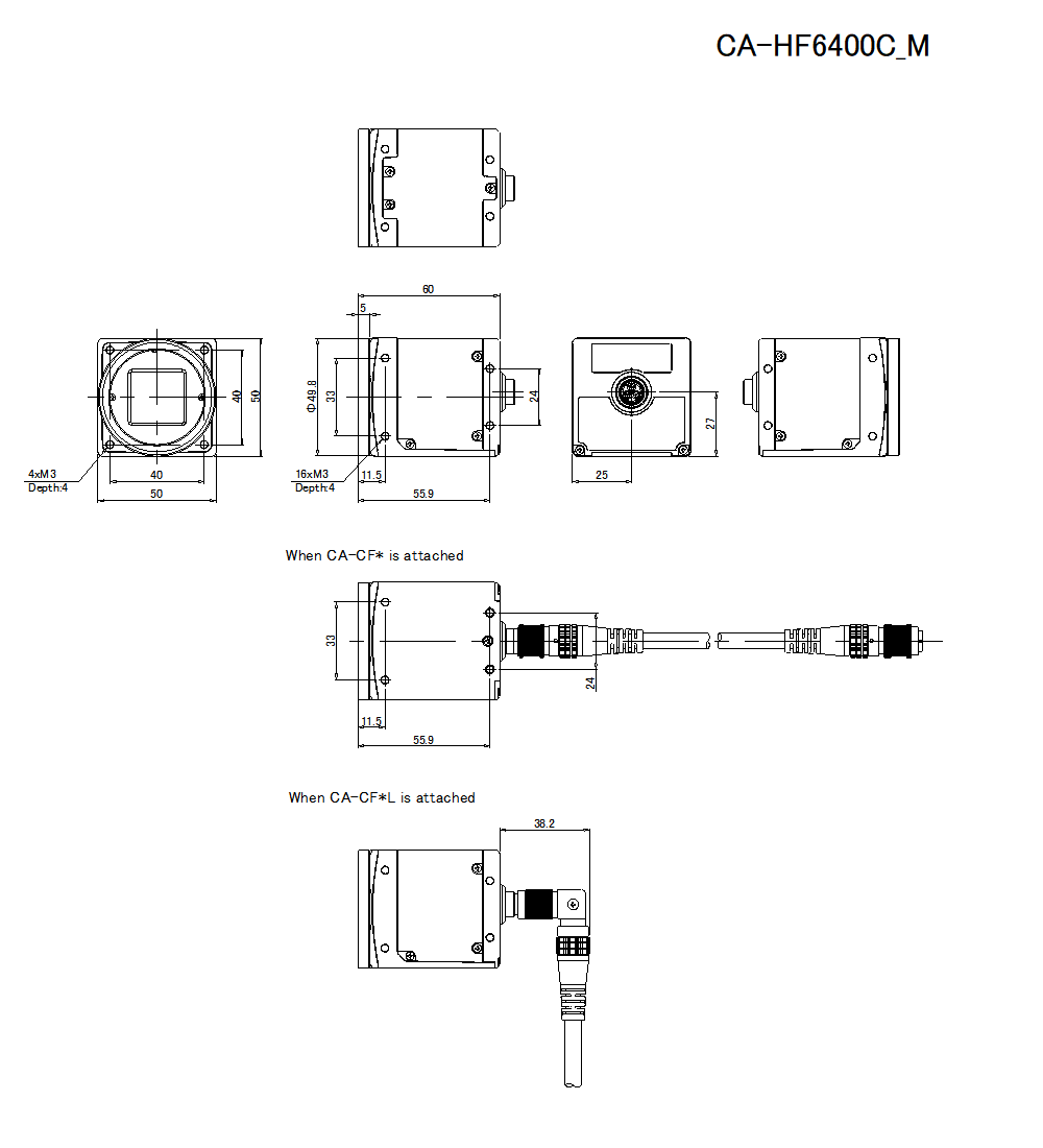 CA-HF6400C/M Dimension 01