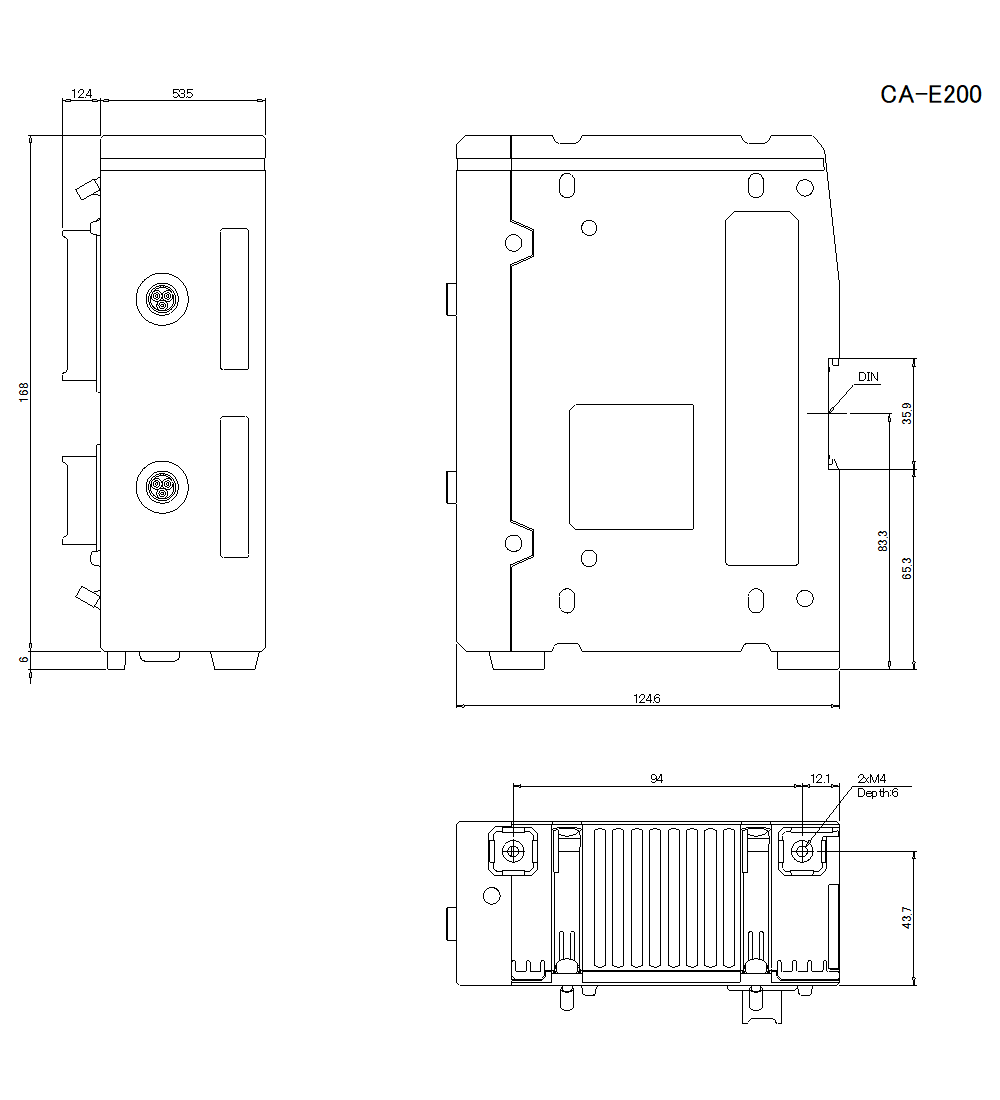 CA-E200 Dimension