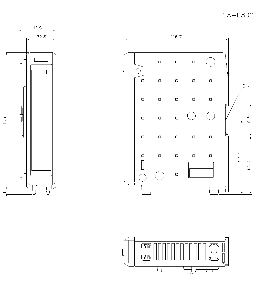 CA-E800 Dimension