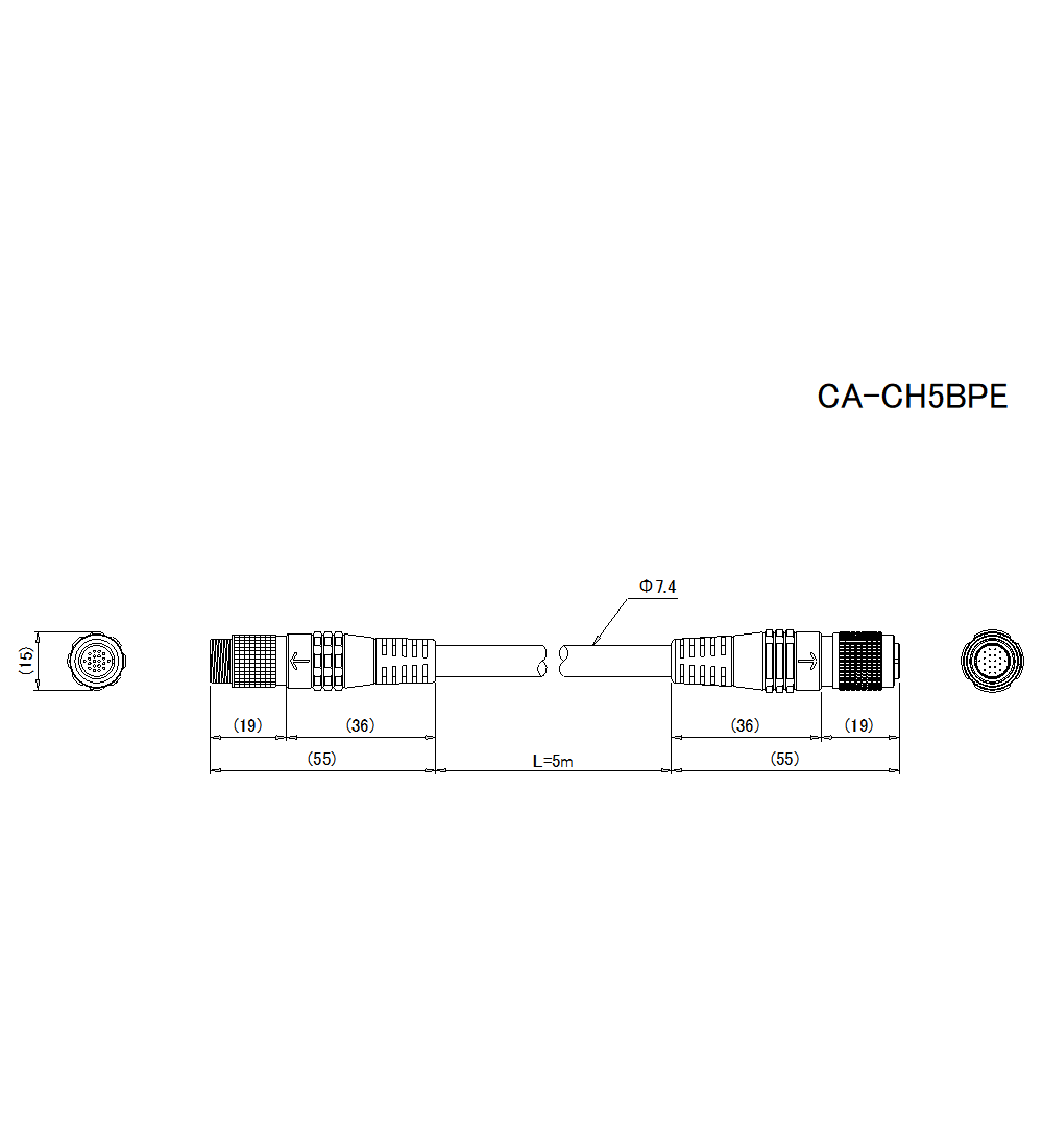 CA-CH5BPE Dimension
