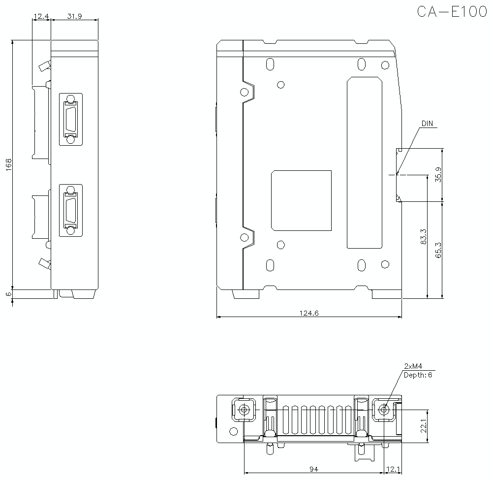 CA-E100 Dimension