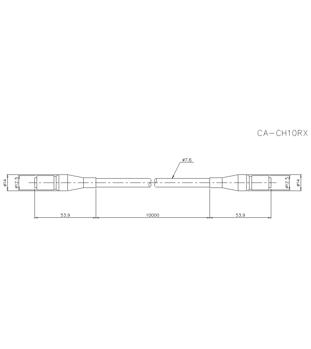 CA-CH10RX Dimension