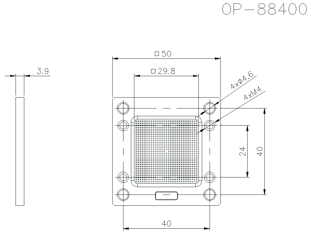 OP-88400 Dimension
