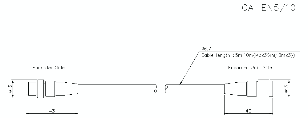 CA-EN5/10&nbsp;Dimension