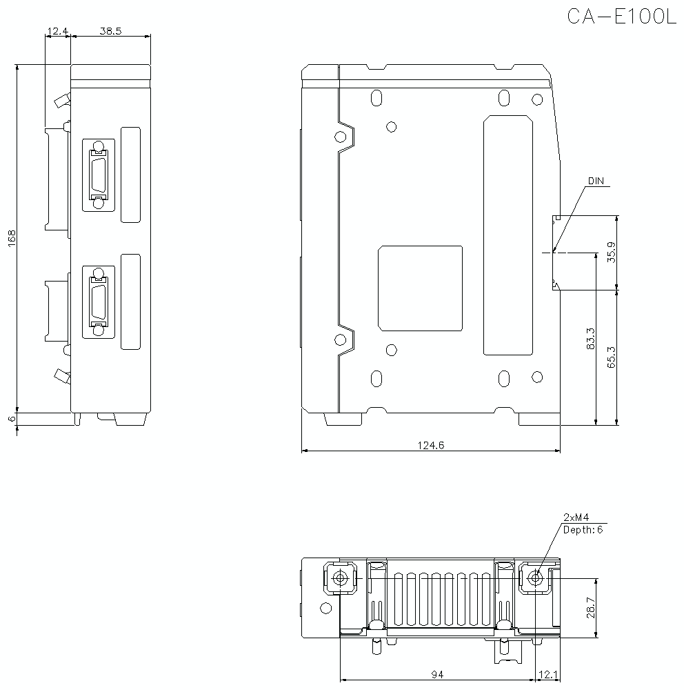 CA-E100L Dimension
