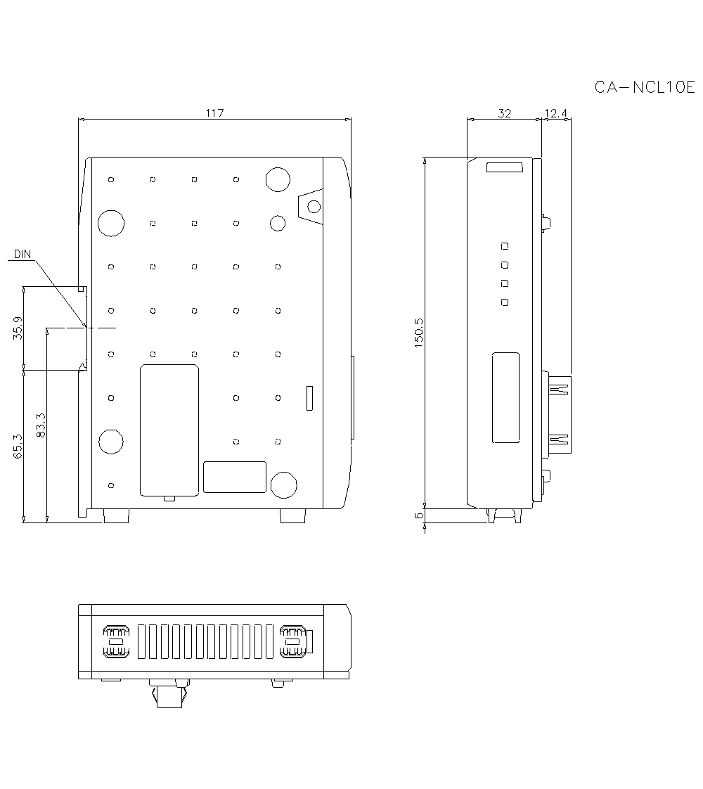 CA-NCL10E&nbsp;Dimension
