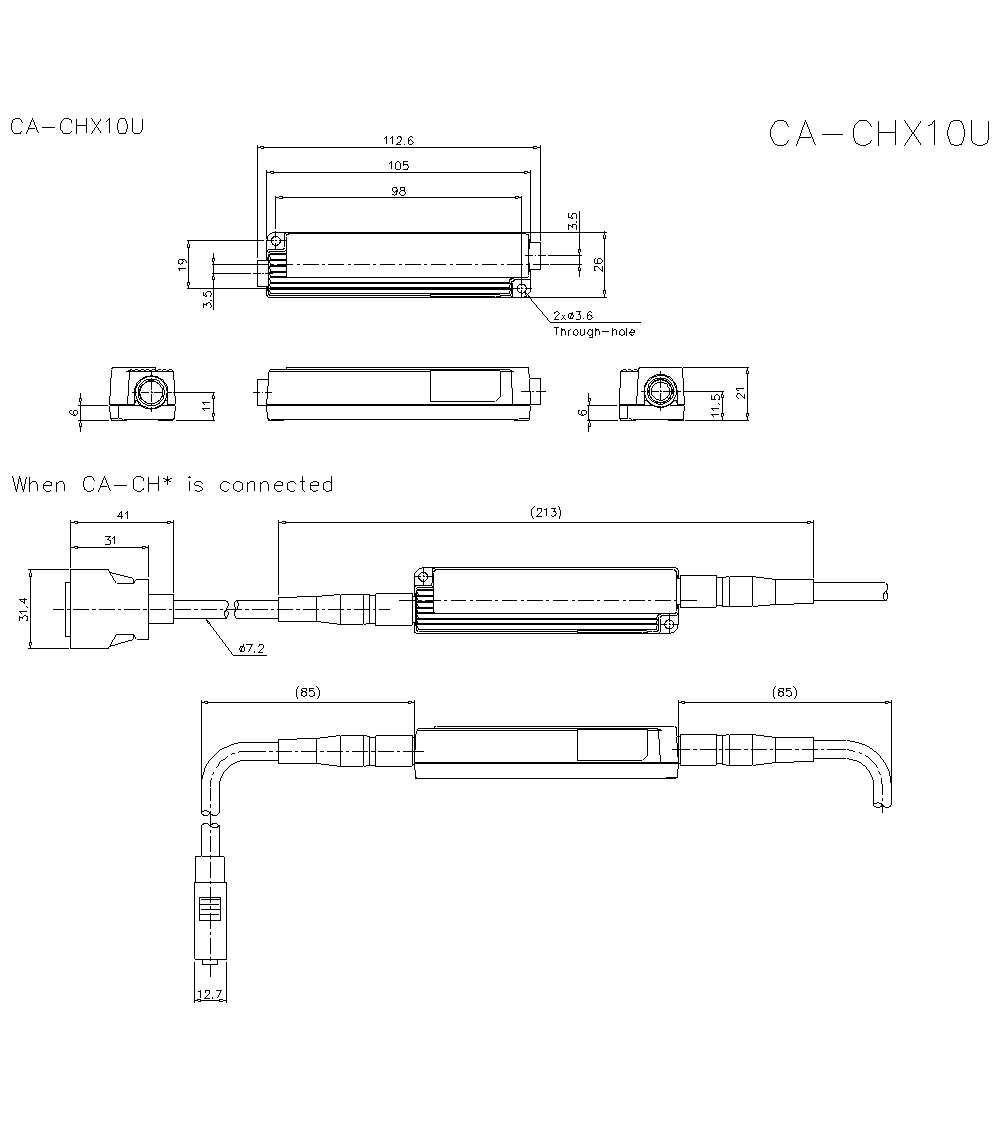 CA-CHX10U Dimension