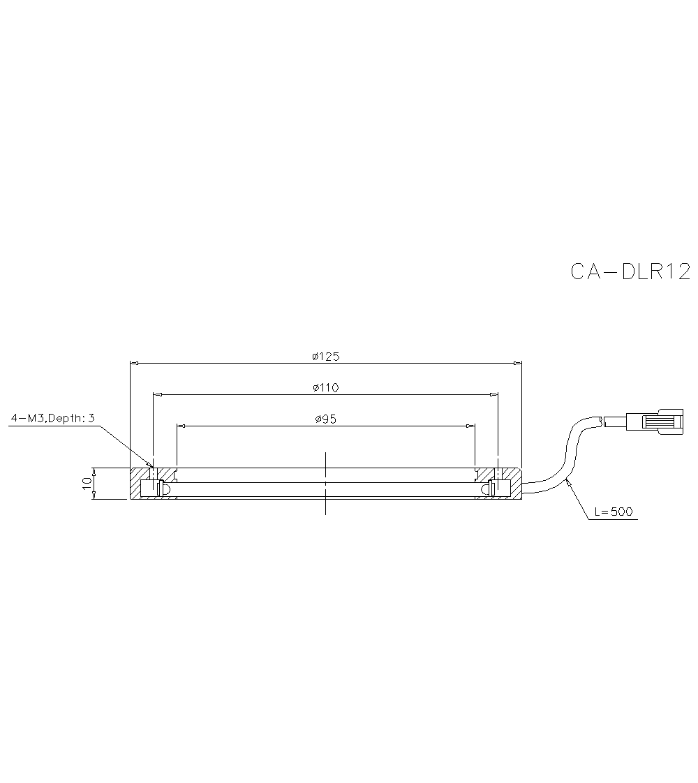 CA-DLR12 Dimension