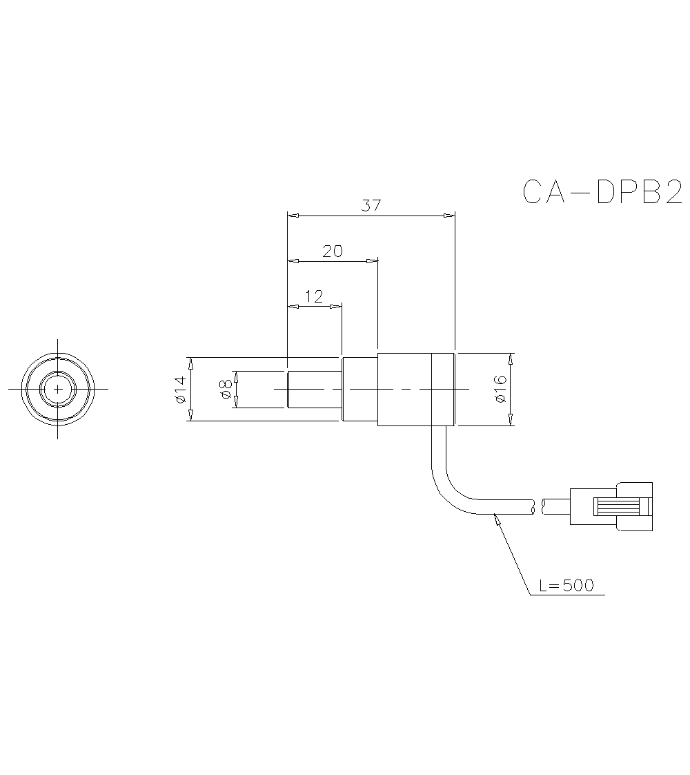 CA-DPB2 Dimension