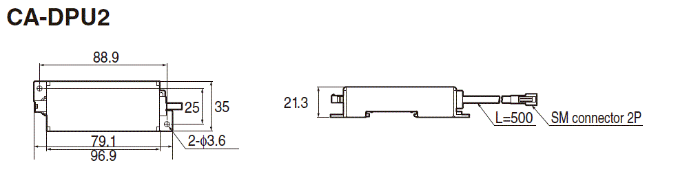 CA-DPU2 Dimension