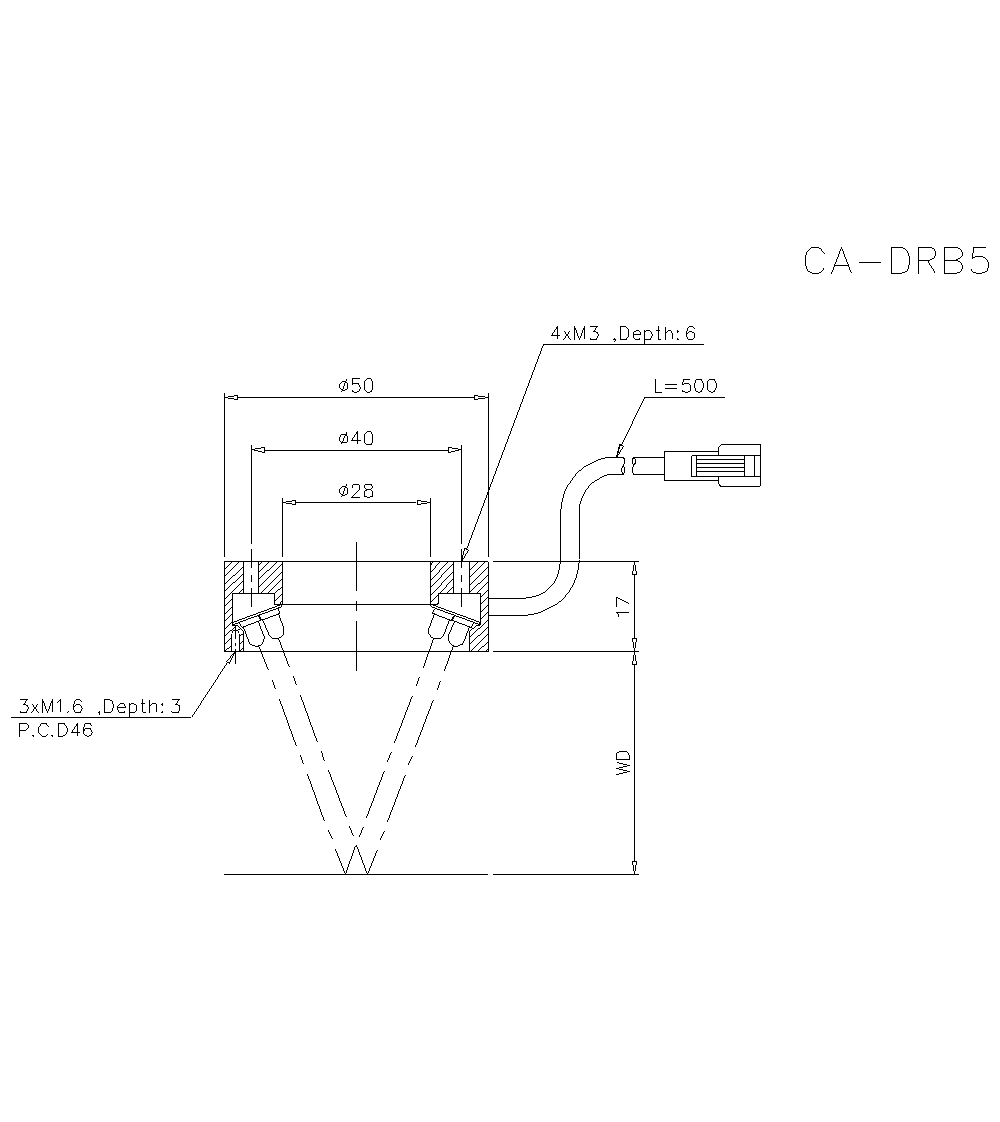 CA-DRB5 Dimension
