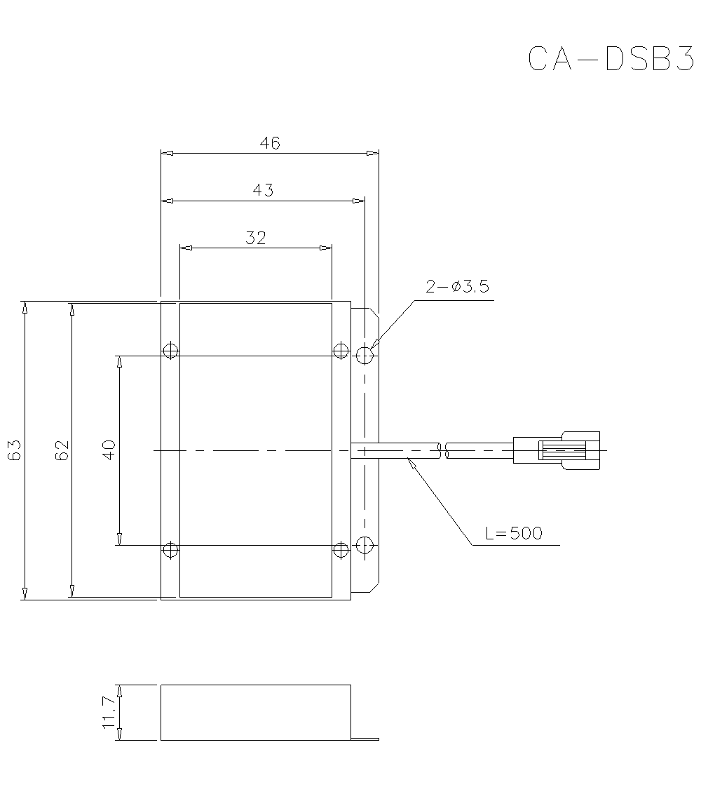 CA-DSB3 Dimension