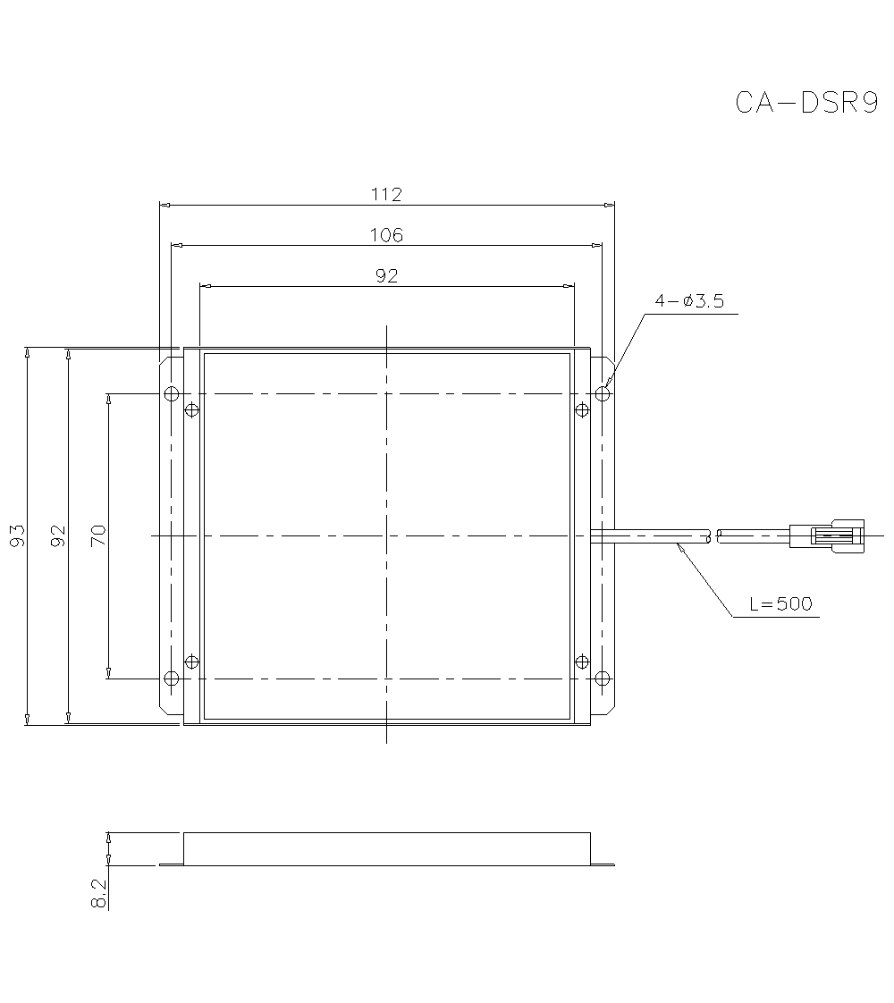 CA-DSR9 Dimension