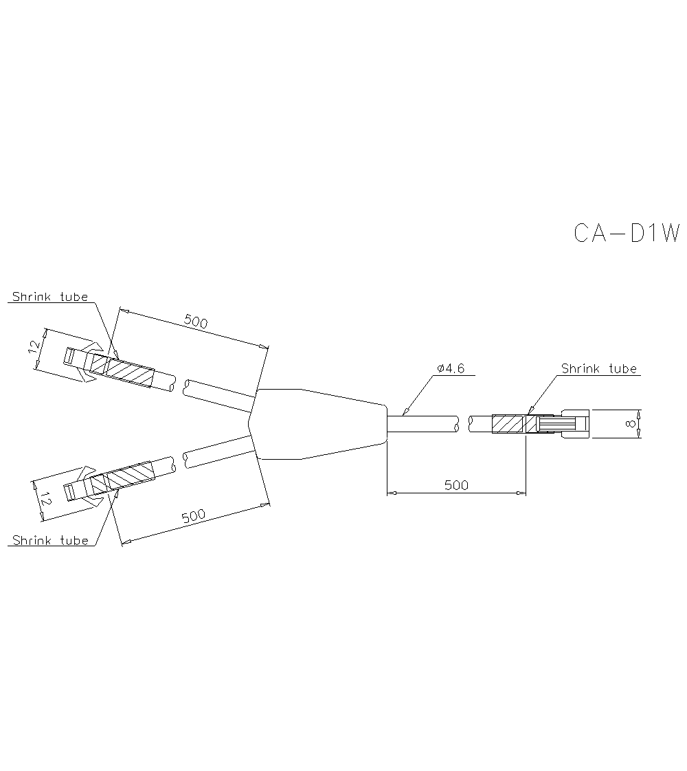 CA-D1W Dimension