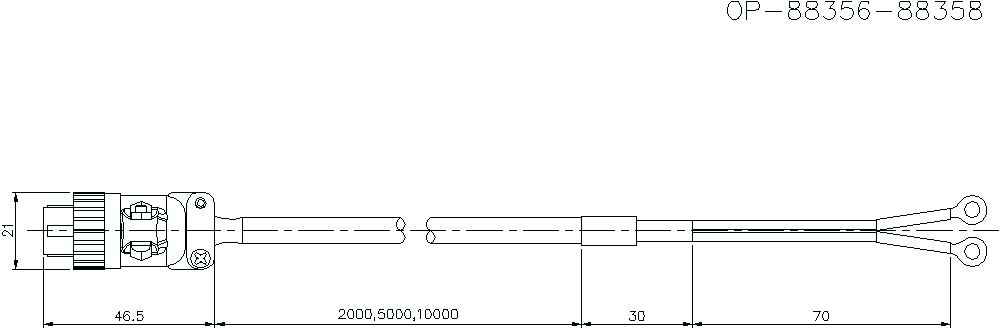 OP-88356/7/8 Dimension