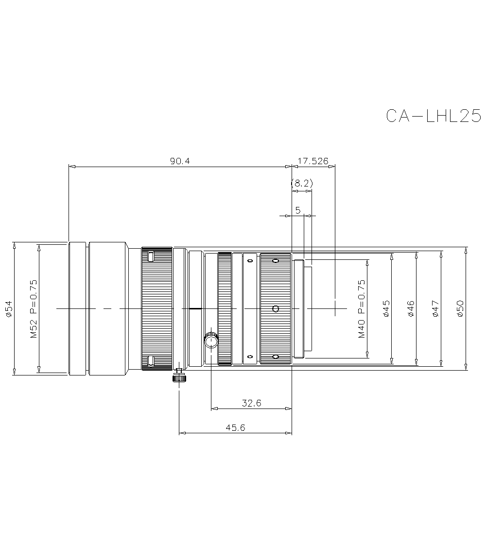 CA-LHL25 Dimension