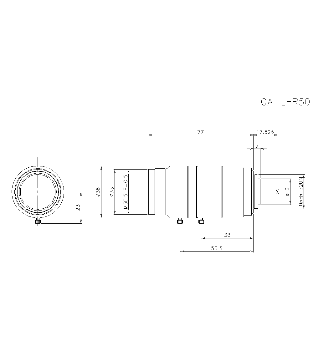 CA-LHR50 Dimension