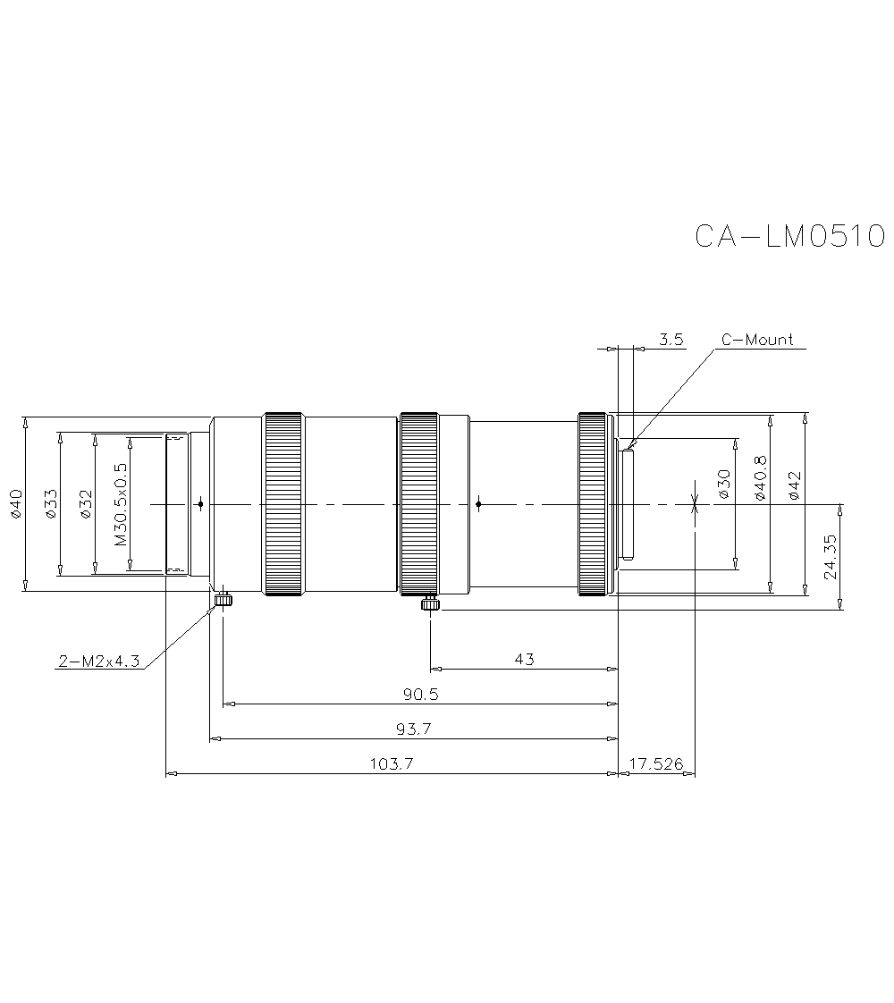 CA-LM0510 Dimension