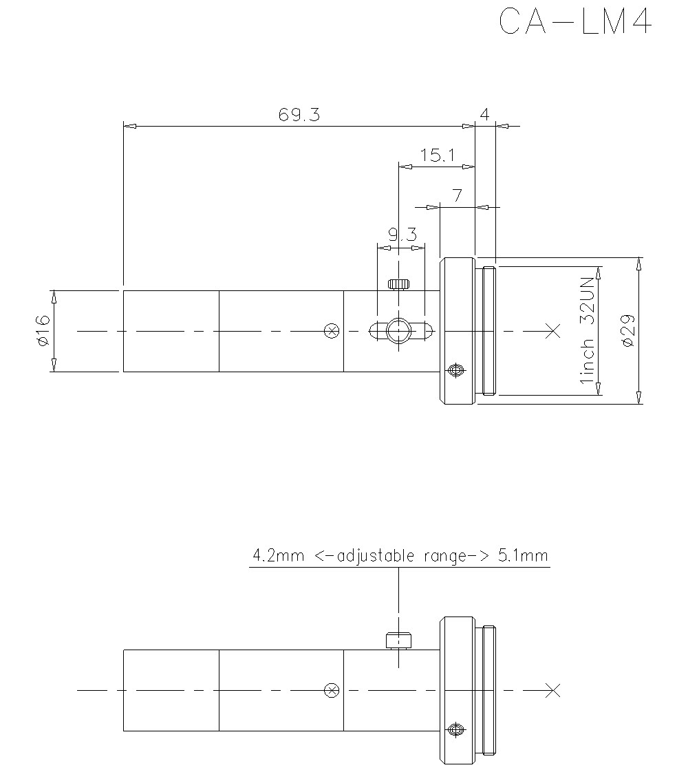 CA-LM4 Dimension